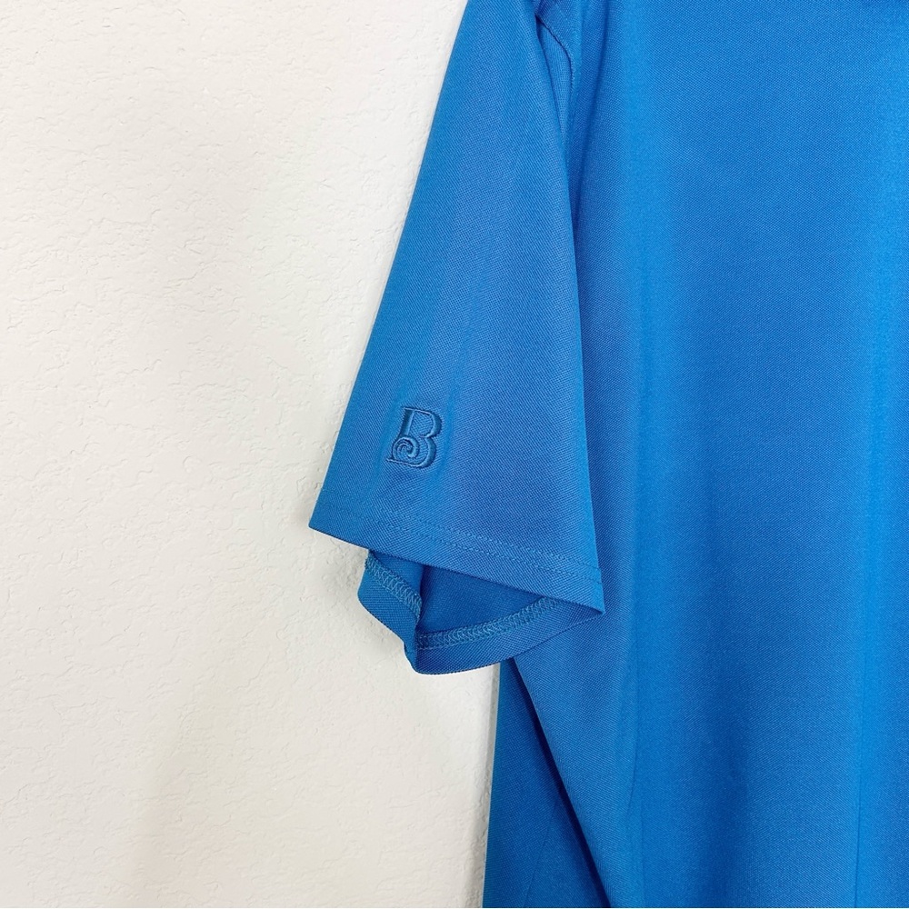 Holderness & Bourne The Macdonald Knit Polo teal / blue Size L - Picture 3 of 8